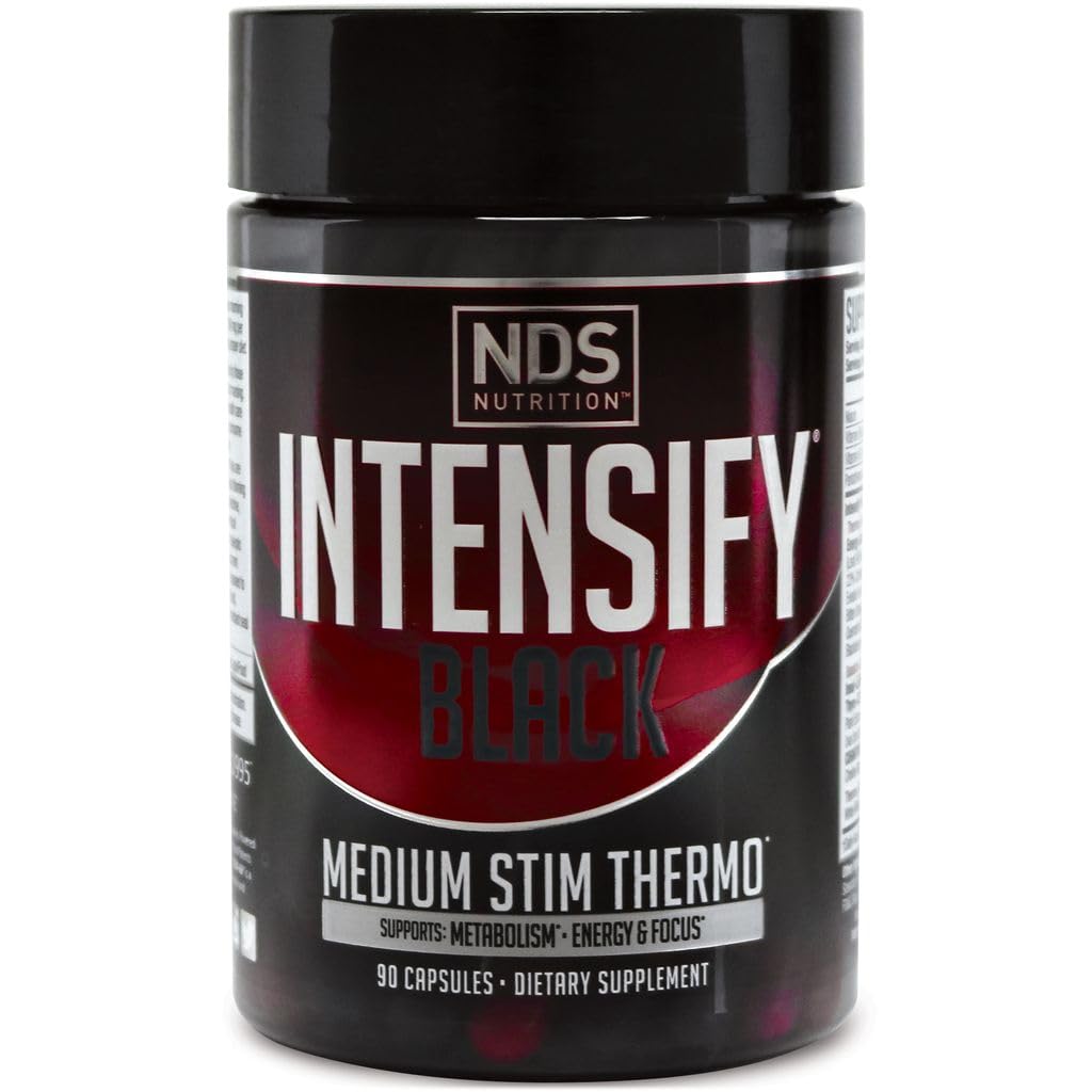NDS Beslenme Siyah - Yağ ve Su Kayıpları için Advantra Z ile Termogenez - Metabolism, Burn Calories, Yardım Suppress Appetite - Vücut Tone, Kas Tanım - 90 Capsules