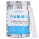 ZEBORA Kadınlar, Erkekler ve Çocuklar için Probiyotikler ve Probiyotikler Toz Digestive ve Immune Gut Health - Sağlıklı-Respiratory-Sistem Gluten Ücretsiz ve GMO, 30 Packets