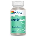 SOLARAY Super Digestaway Digestive Enzymes - Pancreatin, Papain, Ginger, Pepsin, Betaine HCl, Aloe Vera ve daha fazlası - Digestion & Nutrient Abxia Support - Lab Onaylandı - 90 VegCaps