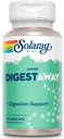 SOLARAY Super Digestaway Digestive Enzymes - Pancreatin, Papain, Ginger, Pepsin, Betaine HCl, Aloe Vera, and More - Υποστήριξη Απορρόφησης & Απορρόφησης - Εργαστήριο Επαληθευμένο - 90 VegCaps