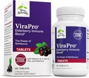 Terry Φυσικά ViraPro - Συμπλήρωμα με Herbal Blend για την υποστήριξη του ανοσοποιητικού - Συμπλήρωμα με Elderberry, Ψευδάργυρο & Σελήνιο - Υποστήριξη Ανοσολογική Ανταπόκριση - 60 δισκία