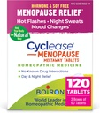 Hot Flashes'tan Yardım İçin Boiron Çevrimase Menopause, Mood Changes, Night Sweats ve Irritability - 120 Kont (2 Pack of 60)