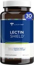 Gundry MD® Lectin Shield, Gut Health ve Digestion Supplement, Helps Block Potansiyelly Harmful Lectins, Supports Digestive Comfort, and Intestinal Health †*, 30 Day Supply