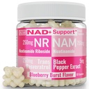 SHIZAM Nicotinamide Riboside NR NAM Resveratrol Gummies, 1000mg NAD+ NAD + Plus Nrf2 Activator Booster w Pure Niacinamide Vitamins B3 Κάψουλες χάπια συμπληρώματα σκόνης Alt NDA Αναγεννητής 500mg
