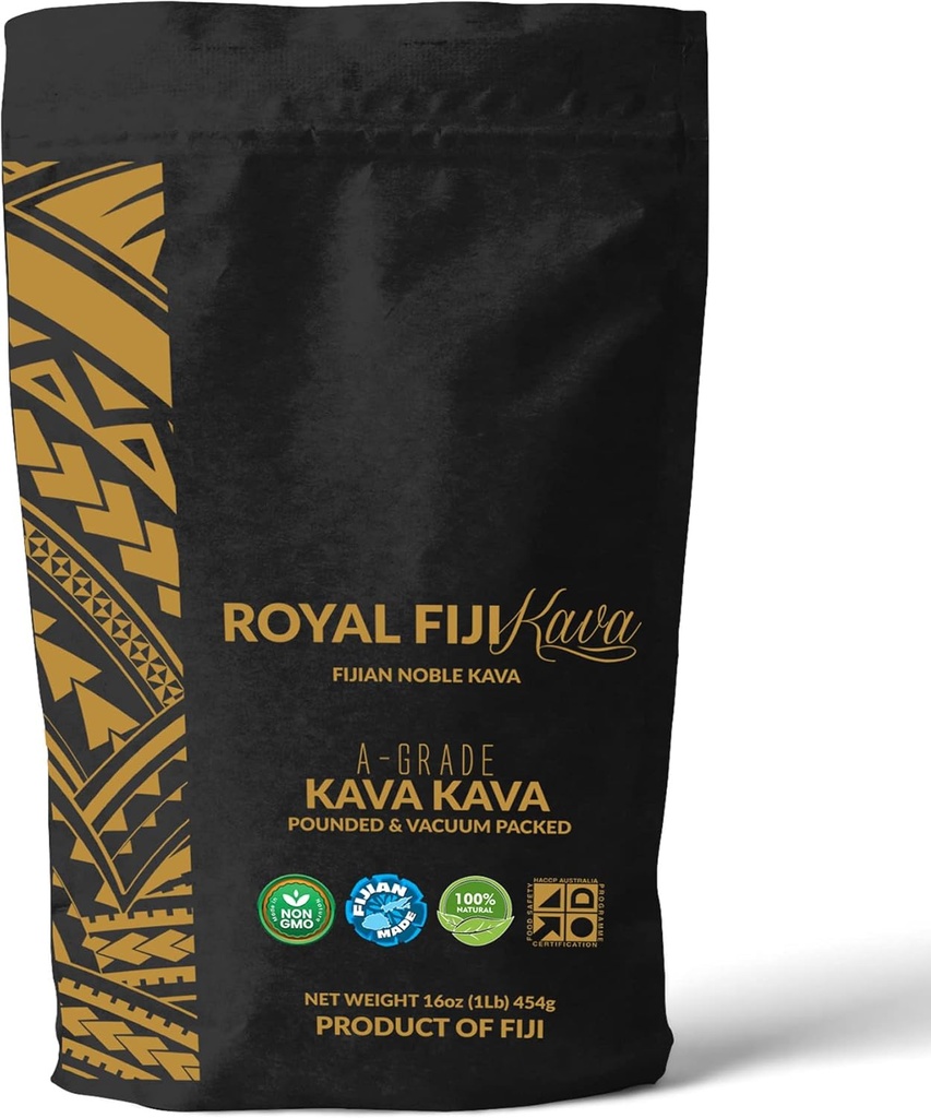 Toz 1LB A-Grade Kava-Kava Root for Relaxation & Mood Support Olgun Organik Fijian Kava
