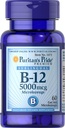 Puritans Pride Vitamin B-12, Gıdaı Enerjiye Dönüştürmeye Yardımcı olur* 5000 Mcg Sublingual- Microlozenges, 60 Kont ( 1)