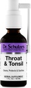 Dr. Schulze'nin Throat & Tonsil | Cool, Soothe & Koruma | Herbal Supplement | Vegan & Kosher | Güçlü & Etkili | Easy Spray Nozzle | 1 oz Şişe |
