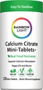 Rainbow Lightuba Citrate Tabletleri D Vitamin D, Diyetsel Tamam Yüksek Lisans Kemik Sağlığı Desteği, Kalsiyum ve Vitamin D, Vegetarian ve Gluten Free, 120 Count Count