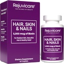 Δέρμα και νύχια μαλλιών, Hair Growth Support, Healthy Skin & Nails, Βιοτίνη, Βιταμίνες B1, B2, B3, B6 & B7 + B1, Υποστηρίζει υγιή μαλλιά, Radiant Skin and Strong Nails, Vegan, 60 Caplets