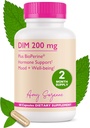Kadınlar için 200 DIM Supplement - Estrogen Metabolism ve Hormon Harmony for Menopause, Perimenopause & PMS Support - DIM Plus Bioperine for Mood Support - 60 Day Supply, Vegan