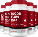 (5 Pack) Kan Akışı Max Capsules, Blood Flow Max Advanced Blood Support Formula, Sağlıklı Kan Circulation için maksimum Güçlü Tamam, Genel Sağlık için Tüm Doğal Piller, Yorumlar (300 Capsules)