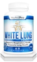 Λευκός πνεύμονας από NutraPro - Lung Cleanse and Detox.Support Lung Health. Υποστηρίζει την αναπνευστική υγεία. 60 καψάκιο - Made in GMP Certified Facility.