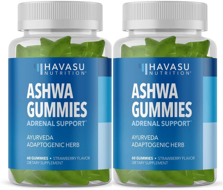 Ashwagandha Gummies Supplement Doğal Calm'ı Desteklemek için Tasarlandı - Herbal Destek - Kadınlar ve Erkekler için Ashwagandha Gummies - Non-GMO ve Gluten-Free Supplement - 120 Vegan Strawberry Gummies