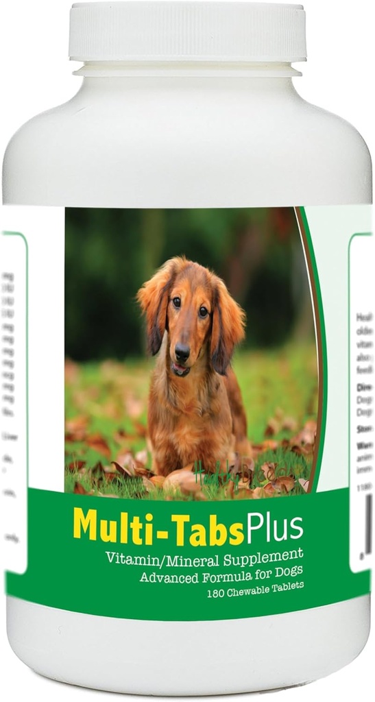 Sağlıklı Breeds Dachshund Multi-Tabs Plus Chewable Tabletler 180 Kont