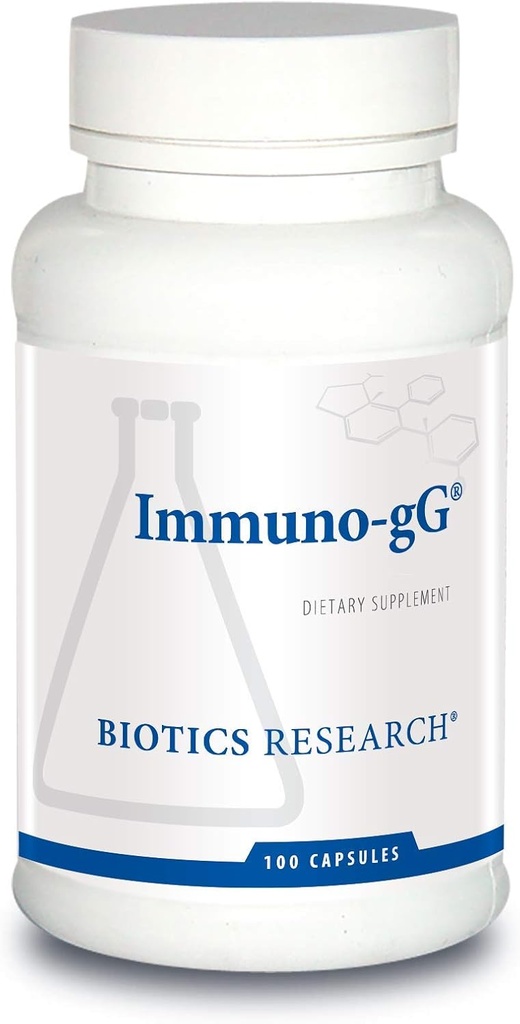 Biotics Research Immuno gG 240 miligrams Colostrum, Immune Support, Lean Muscle, Athletic Performance, Gut Health 100 Capsules