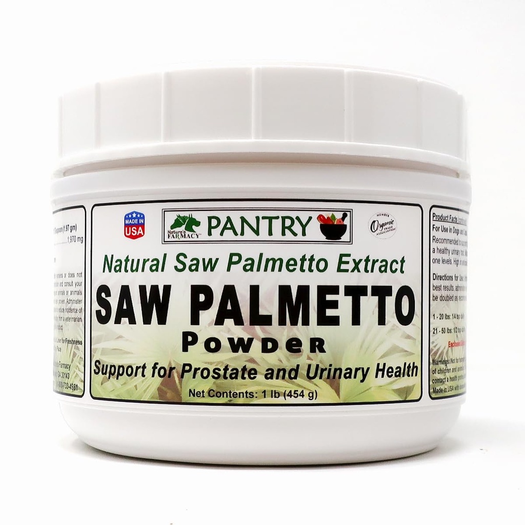 Dogzymes Saw Palmetto Toz - Eases The Urinary Difficulties That Development When an Enlarged Prostate Obstructs Urine from Exiting The Bladderder