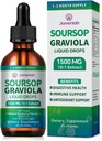 2 Pack Soursop Graviola Leaf Ekstraksiyon Dia Drops Supplement with Irish Sea Moss & Turmeric for Cellular Support, Immune System Boost, Liver Health, Soursop Bitters Liquid 60-Day Supply 4 FL OZ