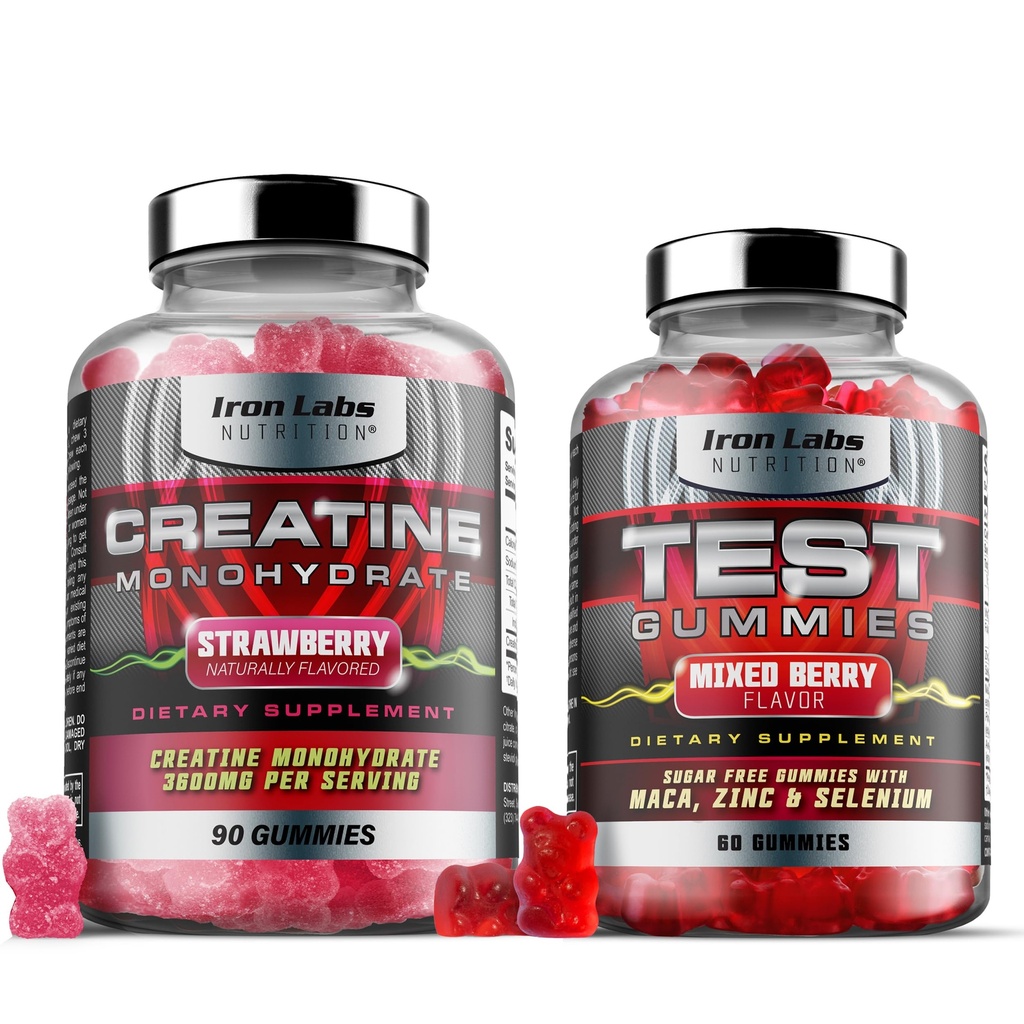 Kas Gummy Sche - Kretine Monohidrat Gummies & Testo Gummies for Men - Advanced Sche