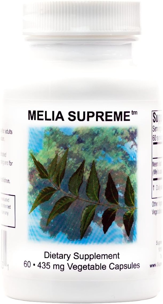 Supreme Nutrition Melia Supreme, 60 Pure Powdered Neem Leaf Vegetarian Κάψουλες
