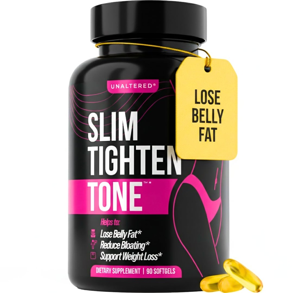 Belly Fat Burner for Women - Slim Waist, Lose Stomach Fat, Reduce Bloating - Χάπια Φυσικής Απώλειας Βάρος, Ορεκτικό Καταπιεστικό, & Μεταβολισμός Booster - 90 Κάψουλες