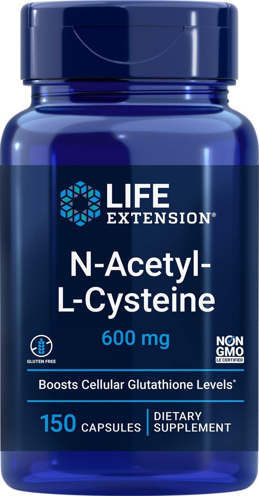 Hayat N-Acetyl-L-Cysteine (NAC) 600 mg, 150 Capsules