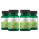 Swanson L. Reuteri Probiyotik Plus w/L. Rhamnosus L. Acidofilius & FOS Prebiyotik Digestive Support - Gut Health w / 7 Milyar CFU per Capsule - (30 Veggie Capsules) (4 Pack)