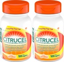CITRUCEL Caplets Fiber Terapi for Occasional Constipation Relief, 100 Count (Pack of 2)