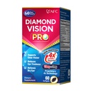 AFC Japonya Diamond Vision PRO - Geliştirilmiş, Up-Sized Formula - Lutein & Zeaxanthin 4X with Eye Vitamins - Visual Health Supplement for Yetişkinler, Ekran Exposure, Night Use, 60 Softgels
