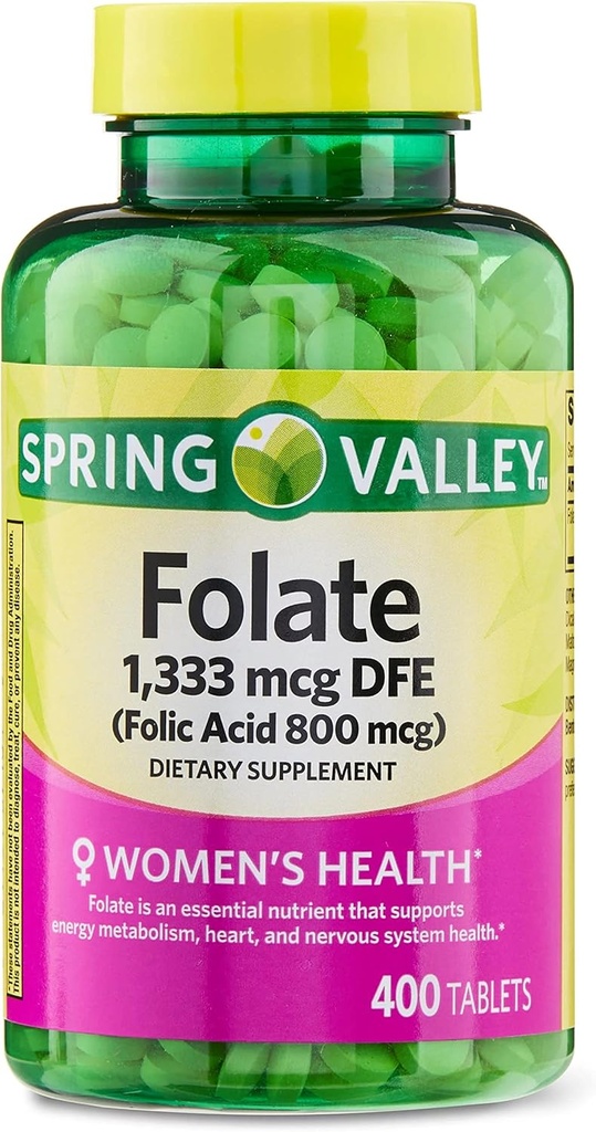 jogi Folate Diyetary Supplement, 1,333 mcg, 400 Tablet 400 Kont