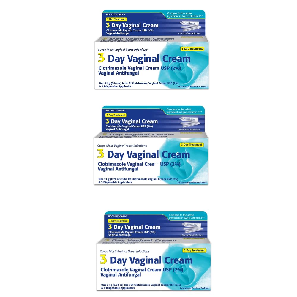Clotrimazole 3 - Ημέρα Κολπική Κρέμα - 0, 74 Oz (PACK OF 3)