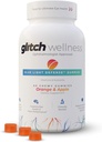 Glitch Gummies for Dry Eyes Blue Light Defense – Vegan, Sugar Free Zeaxanthin και Lutein Gummies for Eyes Συμπληρωματικό για ενήλικες και ηλικιωμένους (60 Count - 1 Bottle)