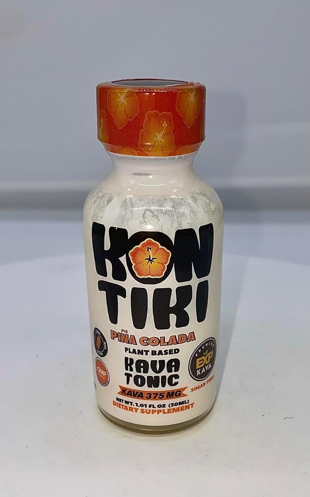 ΛΗΞΗ Kava Kon Tiki Piña Colada Kava Tonic 1. 01 fl oz 30 ml