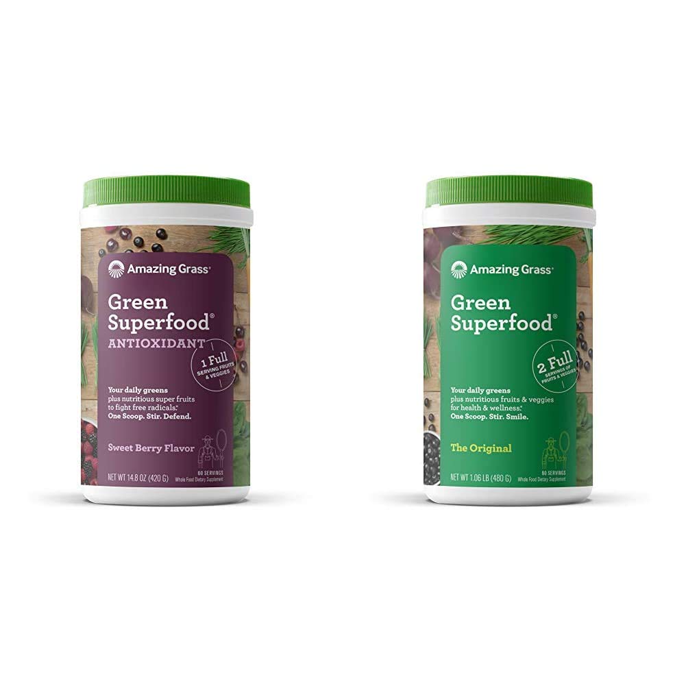 Καταπληκτική Grass Greens Blend Superfoods σκόνη (Πρωτότυπο + αντιοξειδωτικό)