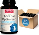 Jarrow Formulas Adrenal Optimizer with Ashwagandha, Chamomile ve Schizandra Extract, Supports Reccasional Stress, 120 Vegan Tablet, 60 Day Supply (Pack OF12)
