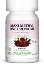 Maxi One Per Day Prenatal Formula with Metilated Folate and Iron, 60 Count