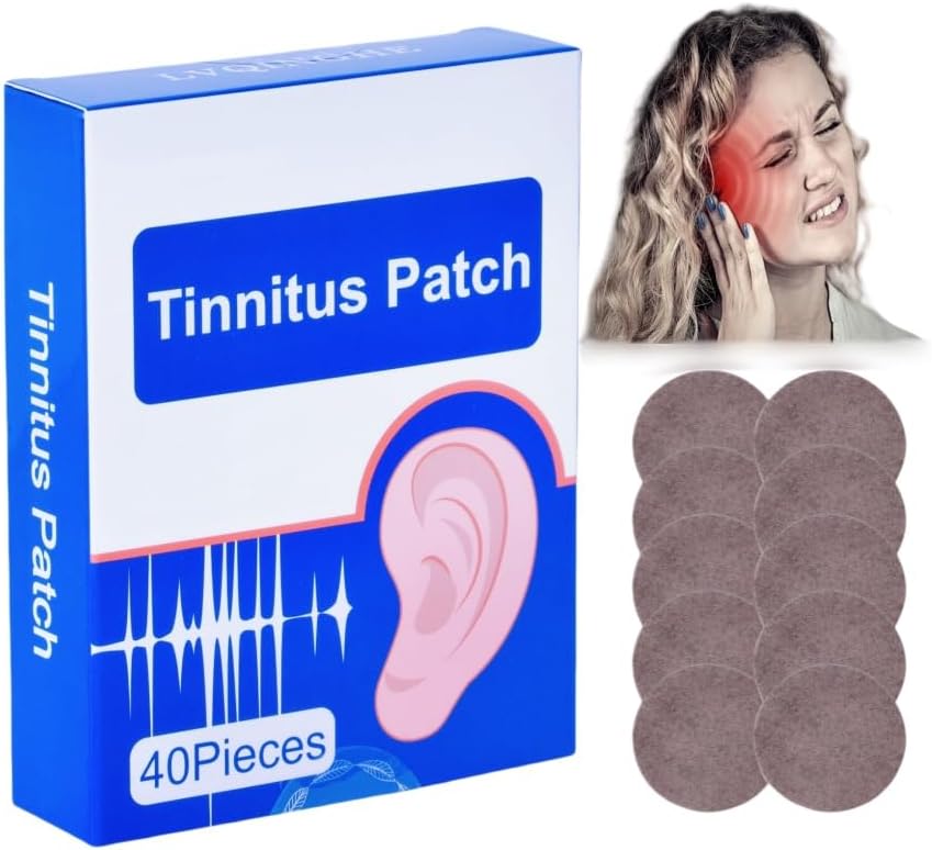 Εμβοές ανακούφιση για χτυπώντας αυτιά,120PCS Εμβοές Patches, Αποτελεσματικά Ανακουφίζει την απώλεια ακοής 3BOX
