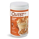 Quest Διατροφή Σκόνη πρωτεΐνης κανέλας, 20g πρωτεΐνη, 2g καθαρό υδατάνθρακες, 1g ζάχαρη, χαμηλή υδατάνθρακες, χωρίς γλουτένη, 1,6 λίβρα, 24 εξυπηρετούν