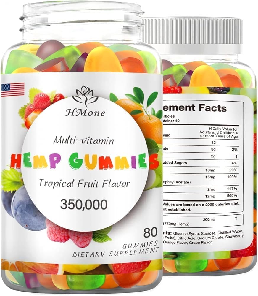 1 Packs Organik Hemp Gummies Ekstra Yüksek Potency-11211