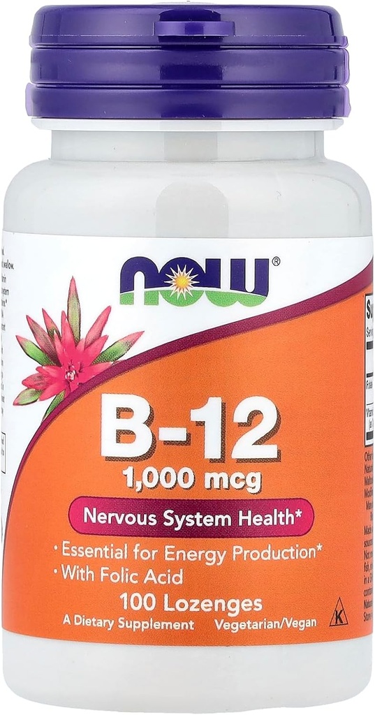 Şimdi Gıdalar B-12, 100 Lozenges