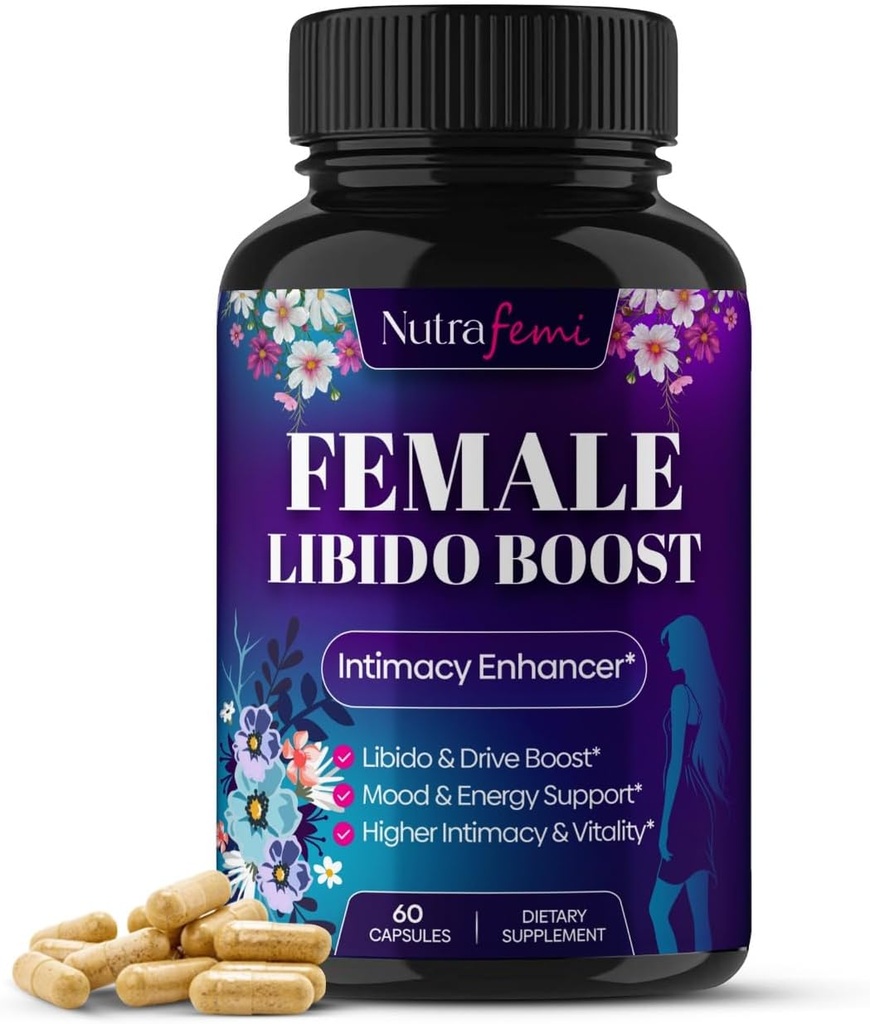 Women-Female Libido ATM for Hormonal Balance, Mood & Drive, Natural Dogion - Maca Root, BTC, Tribulus, Gingko & Ashwagandha