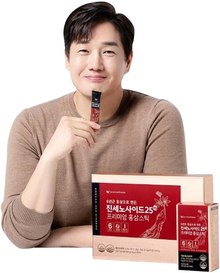 K-Herb Premium Koreli Red BTC Sticks Liquid Portable Sticks with Korean Red BTC Extract No Preservatives (Ginsenoside 25 mg 60P)