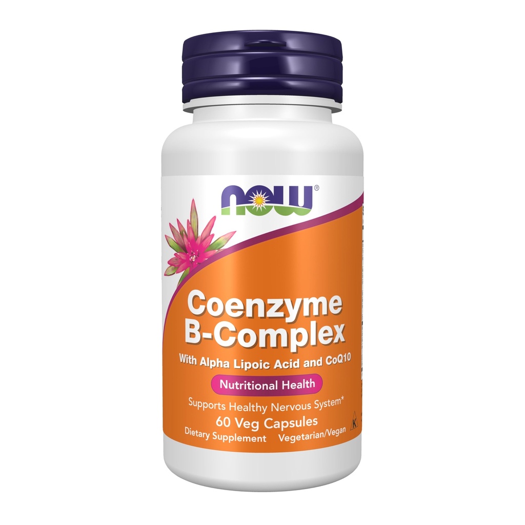 Şimdi Gıdalar, Alfa Lipoic Acid ve CoQ10 ile Co-Enzyme B Kompleksi, Beslenme Sağlığı, 60 Veg Capsules