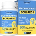 Saccharomyces Boulardii Probiyotiks 200 Milyar CFUs, Women & Men Yeast for Intestinal, Gut, Immune & Digestive Health, Acid Dayanıklı & Raf-Stable, 60 Days Supply