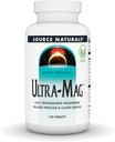 Source Naturals Ultra-Mag, 5-in-1 Bio kullanılabilir Magnezyum - Rahat Kaslar & Calms Nerves* - 120 Vegan Tablet