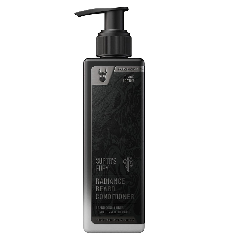 The Beard Strugg - Marksman's Beard Conditioner - Surtr's Fury, Platinum Collection - Nourish, Softens, & Strengens Beard - Radiance Beard Conditioner for Men (8 Fl oz)