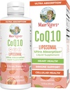 MaryRuth Organics Vitamini | Coenzyme Q10 Heart Health for Mitochondrial Support and Immune System | Vegan Non-GMO | 7.6 Fl Oz | 45 Servisler