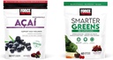 Force Factor Acai Soft Chews Ανοσολογική υποστήριξη και Smarter Greens Superfood Chews Digestion Support Bundle, 30 και 60 Count