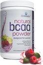 BCAA Pre Workout Toz for Moms | Doğal olarak Stevia, Erythritol, & Monk Fruit Enerji Pre & Post Workout | 3:1 Türlü Amino asitler | 40 Hizmetler (Raspberry Lemonade)