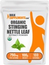 BulkSupplements.com Organik Sting Nettle Extract Toz - Nettle Leaf Extract, Herbal Supplement - Vegan & Gluten Free, 750 mg per Service, 100g (3.5 oz) (Paket 1)