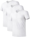 DAVID ARCHY Erkeklerin Elbiseleri Mikro Modal Ultra Yumuşak T-shirts Moisture-Wicking Crewneck/V-Neck Tees for Men, 3-Pack